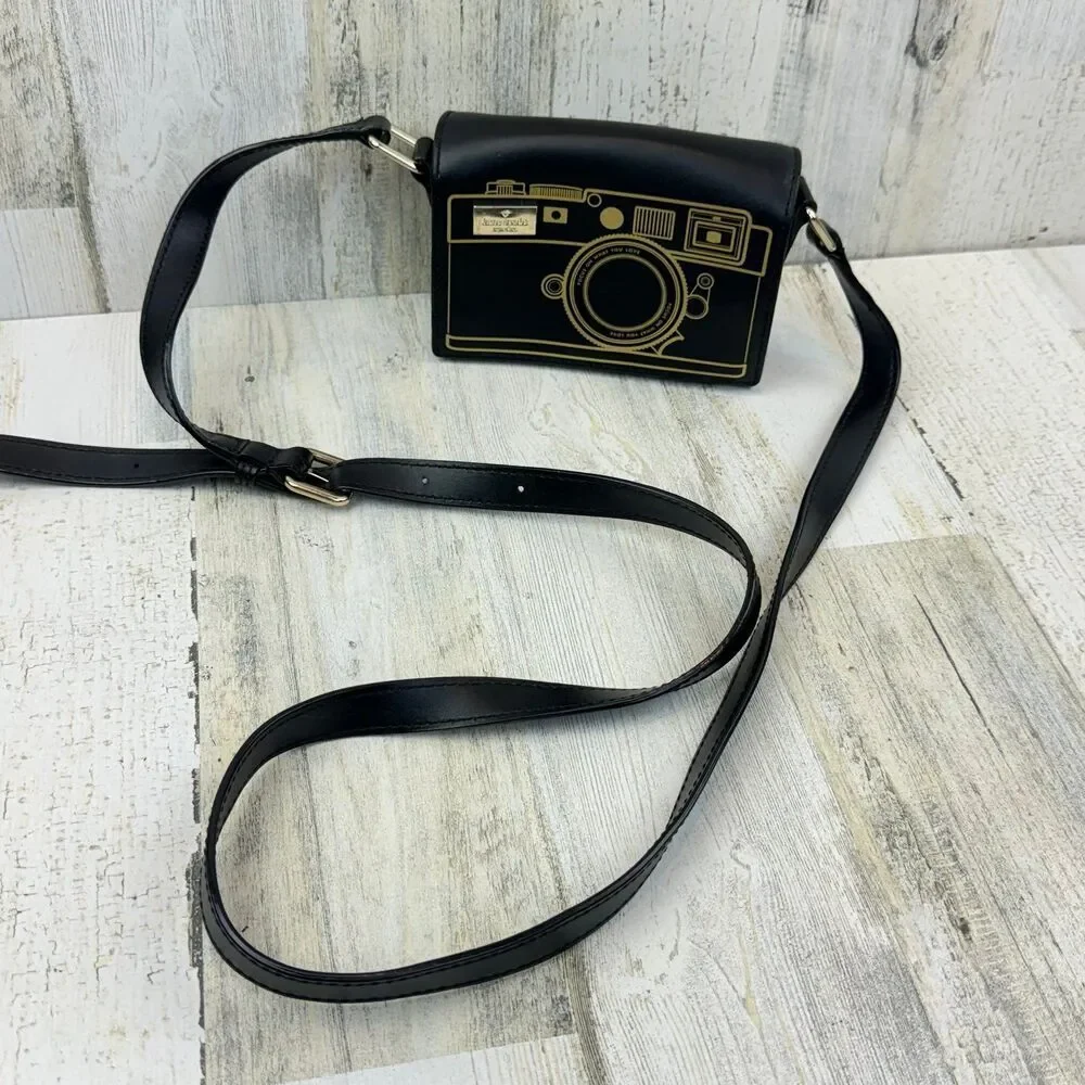 Kate Spade NY New York Black Crossbody Camera Bag Hard To Find